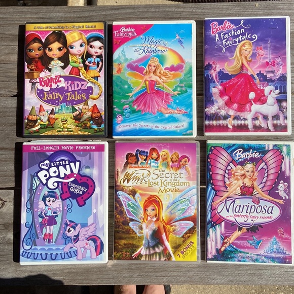 Other - 🧚‍♀️Barbie, My Little Pony, Bratz Kids fairy tales DVDs